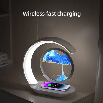 Levitating Sands LED Charging Lamp