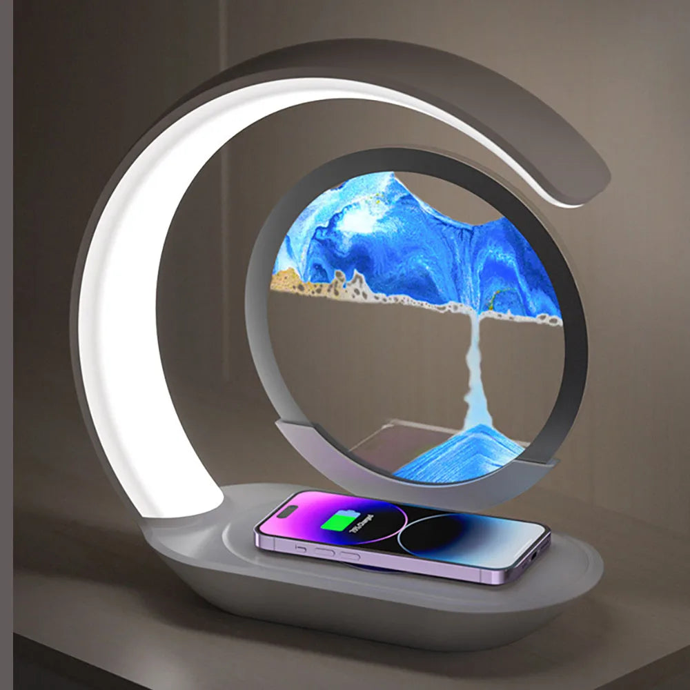 Levitating Sands LED Charging Lamp